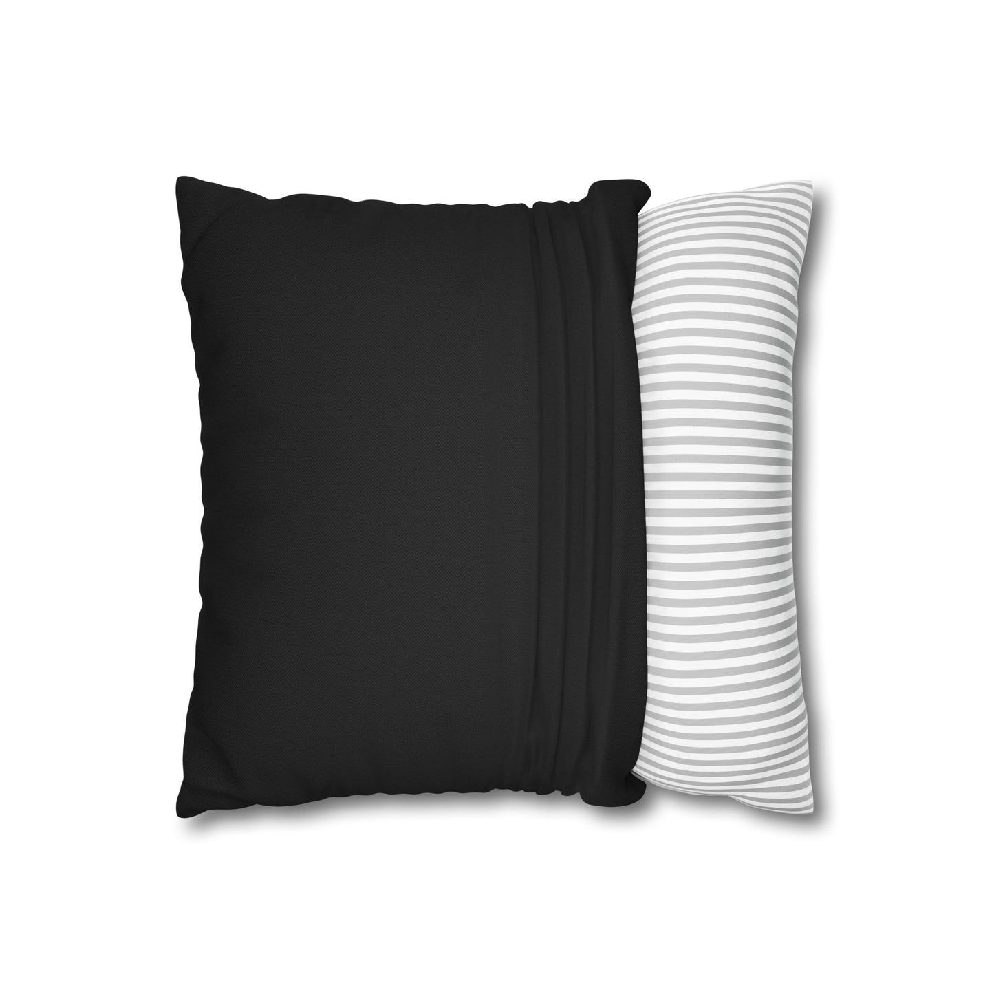 Santa Baby Black Pillowcase — Festive Holiday Decorative Pillow Cover