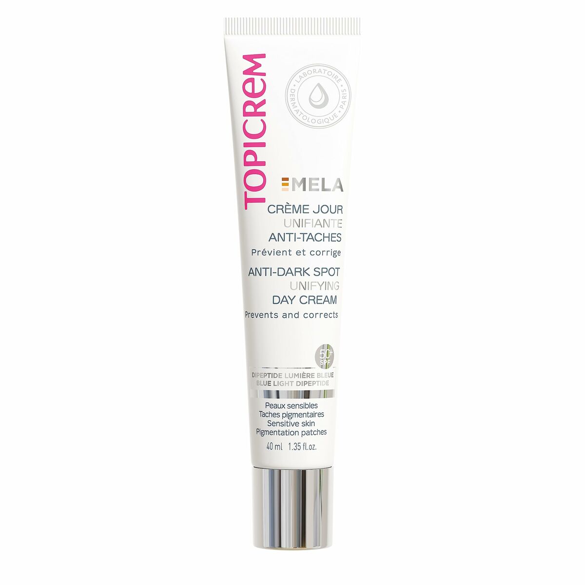Day Cream Topicrem Mela Spf 50 Spf 50+ 40 ml